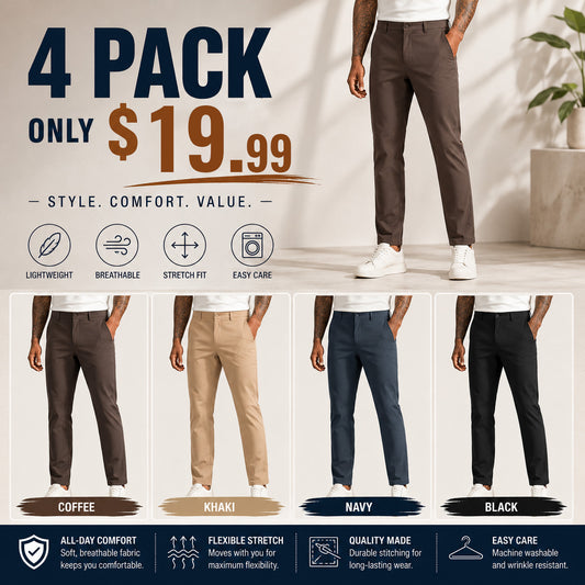 ⚡FINAL SALE⚡Men's Golf Stretch Straight Pants